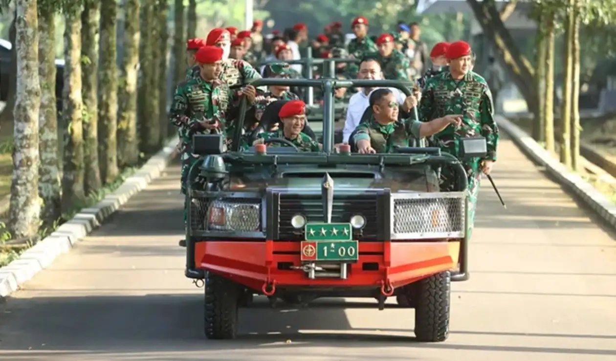 KASAD Datangi Grup 1 Kopassus, Beri Pesan kepada Seluruh Prajurit