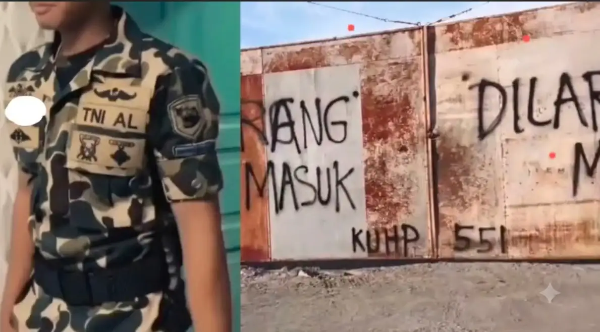 Diduga Timbun Solar Subsidi, Gudang Milik Andre Sinaga di Desa Manunggal Veteran Pasar X Ada Oknum Marinir Belawan