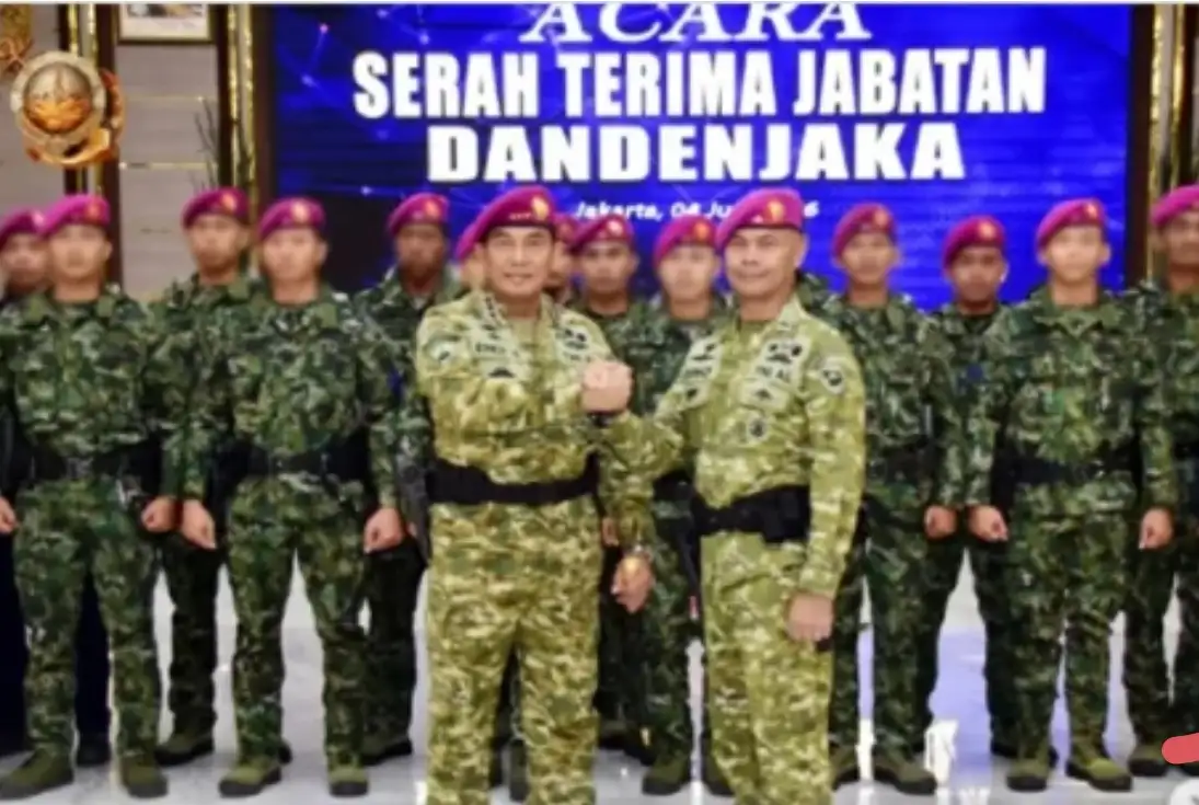 Pimpin Pasukan Elite TNI AL, Brigjen TNI Marinir Rino Rianto Resmi Jabat Dandenjaka