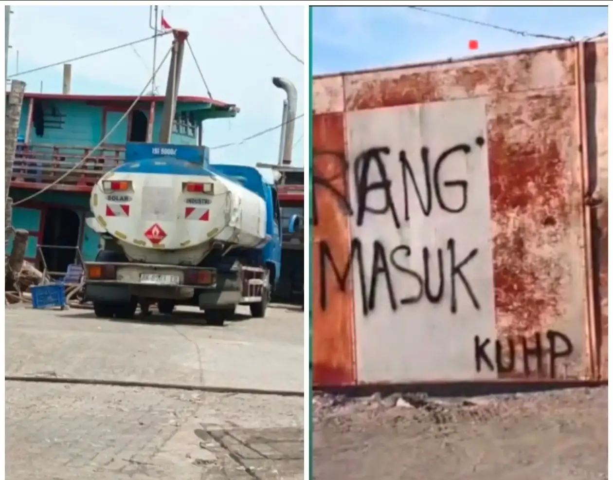Dugaan Adanya Dukungan Oknum Marinir Hingga Mafia Andre Sinaga Bebas dan Aman Jual Solar Ilegal ke Gabion Belawan