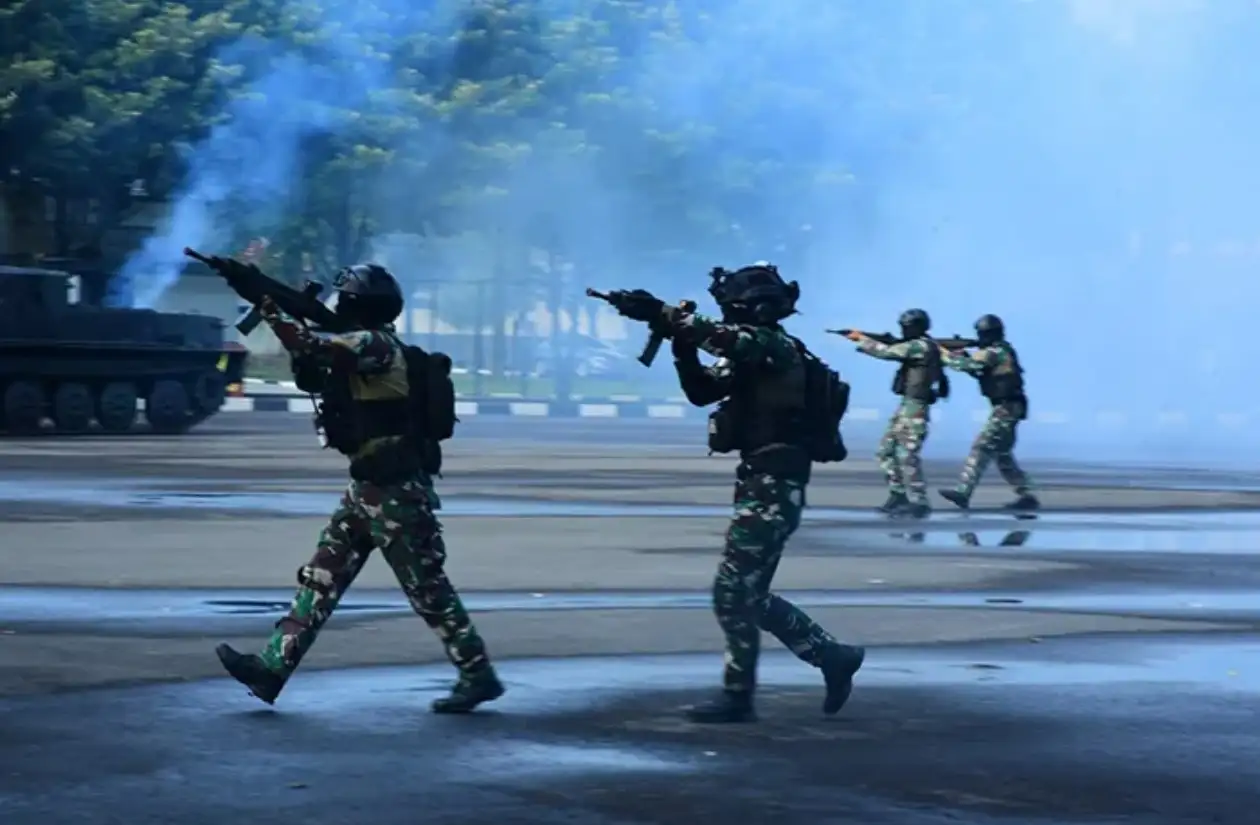 Skenario Sabotase Kopaska vs Pertahanan Udara Marinir di Cilandak